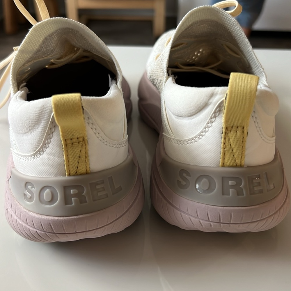 Sorel Women’s Explorer Blitz Stride Lace Sneaker Sea Salt, Vapor size  9 - Picture 10 of 11